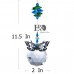4PCS Handmade Suncatcher Crystal Pendulum Healing Prisms Feng Shui Ball Pendants   382309157848